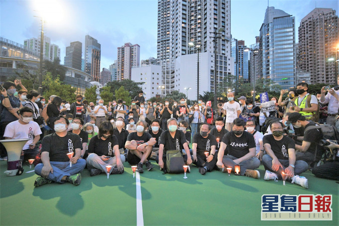 有民主派人士涉六四集會將被控非法集結。 資料圖片