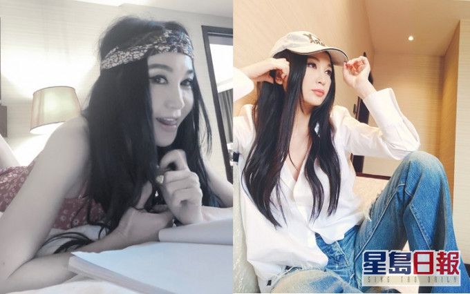 Irene刨劇本時著背心,玩新Look先唔跌膊。