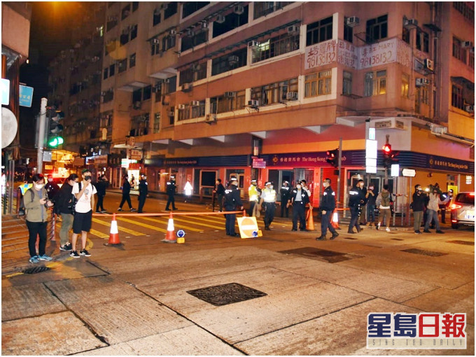 佐敦四街实施禁足令。