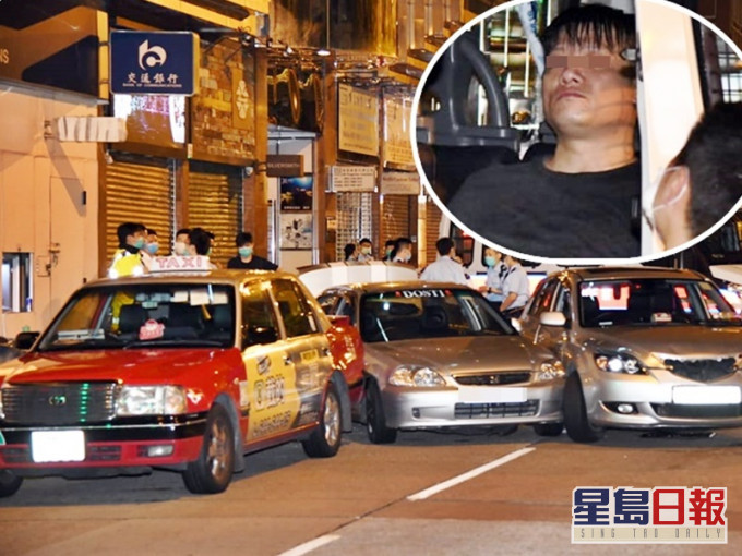 小圖為被捕司機。