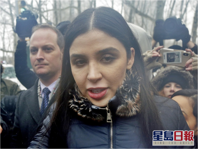 墨西哥大毒裊「矮子」古茲曼的妻子埃瑪被捕。AP資料圖片