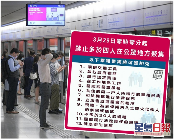 乘搭交通工具为获豁免群组之一。资料图片(小图为网图)