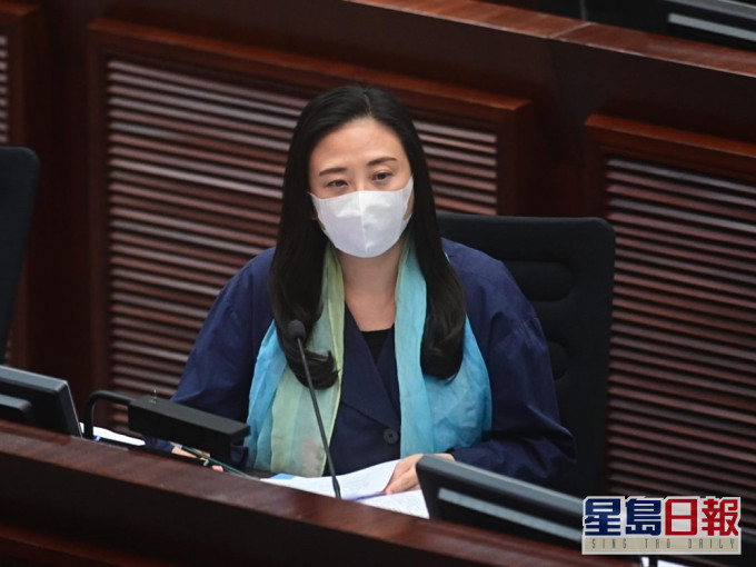 民建聯資訊科技及廣播事務發言人、立法會議員葛珮帆。