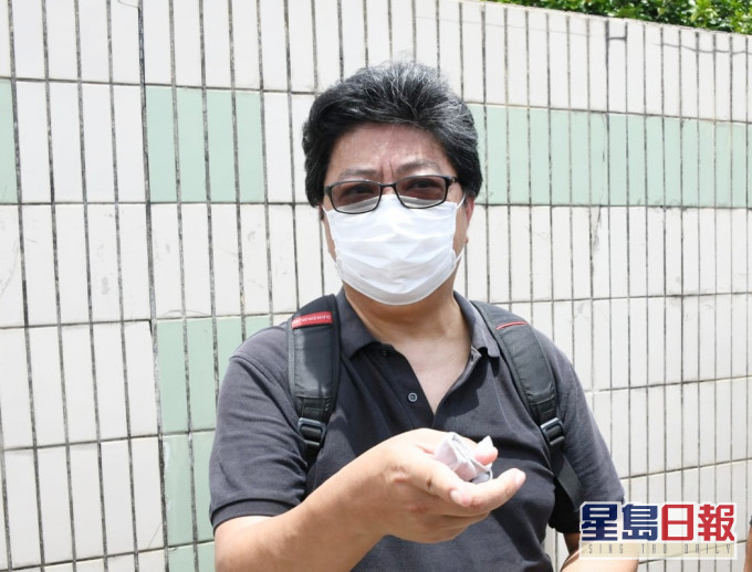 楊健興昨日壹傳媒現場了解情況。資料圖片