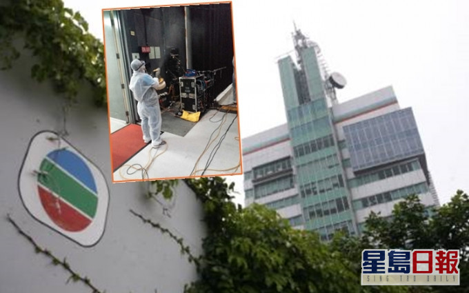 TVB有外判員工確診,TVB16廠要進行大規模消毒。