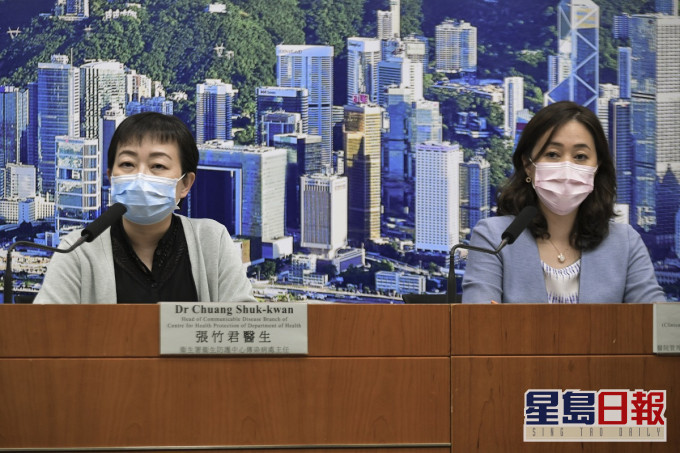 張竹君(左),庾慧玲(右)。資料圖片