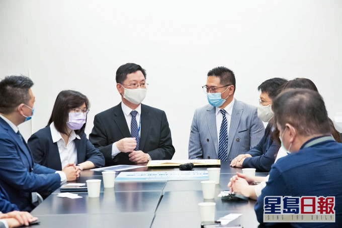 薛永恒聆聽業界訴求及情況。