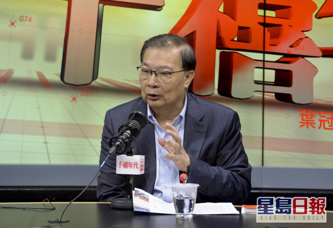 谭耀宗说,希望月底人大常委会能讨论港区国安法。 资料图片