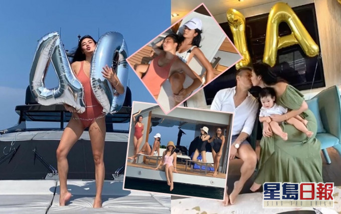 昨日40歲生日的Gaile約友出海慶祝。