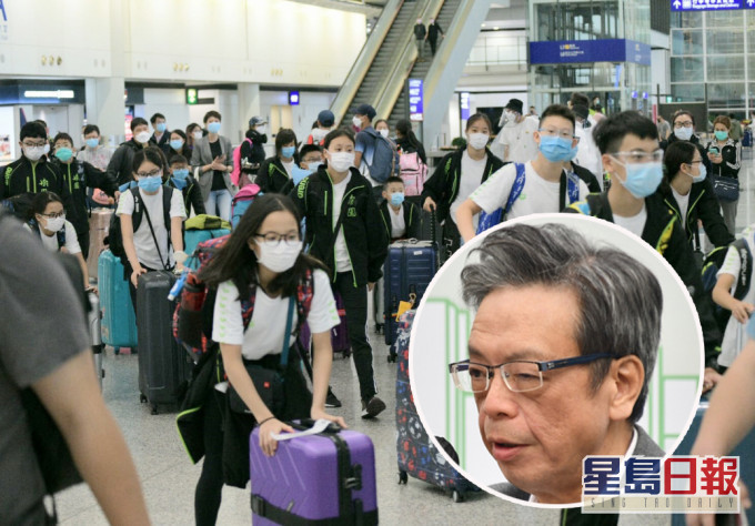 梁子超指安排海外留學生抵港後家居檢疫是絕對不理想。 資料圖片