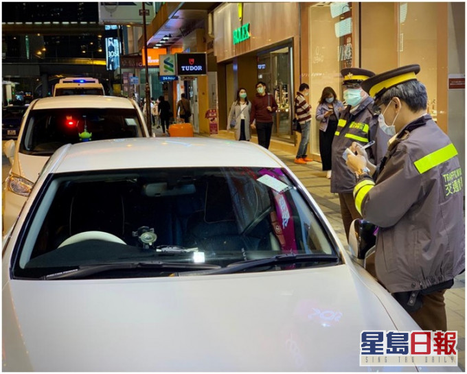 警方兩日共發3983張告票。資料圖片