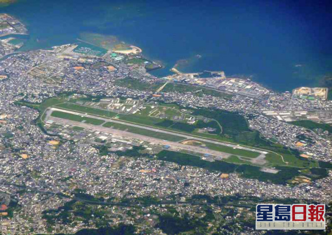 普天间基地自本月7日以来有38名美兵确诊。网图