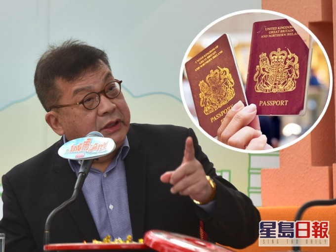 湯文亮指用BNO移英港人「質素不會太高」。資料圖片