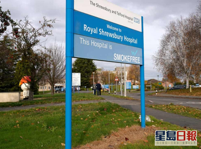 涉事医院分别为Royal Shrewsbury Hospital，以及Telford Princess Royal Hospital。网图