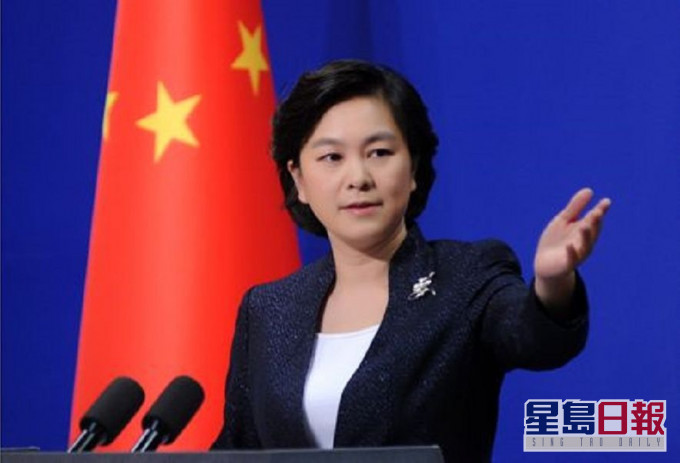 中國外交部發言人華春瑩。 網圖
