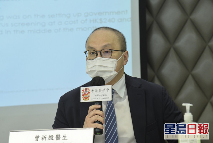 曾祈殷擔心變種病毒已經在社區流行。資料圖片