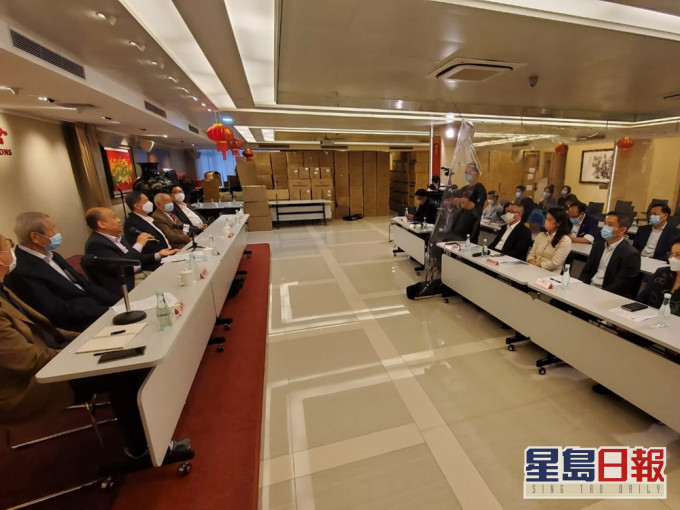 香港福建社团联会今日举行支持人大修法分享会。