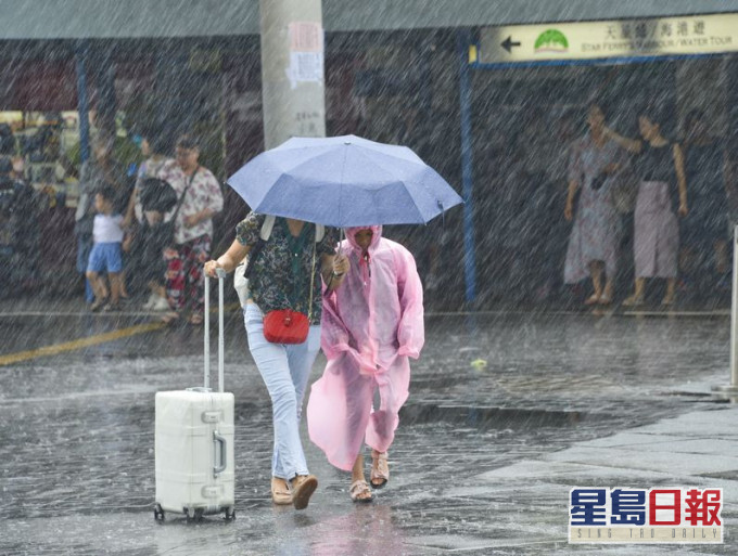未来9日都有骤雨。资料图片