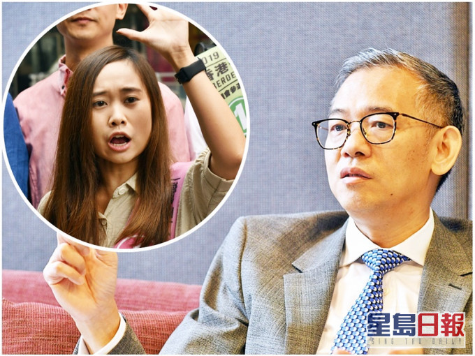 胡英明斥袁嘉蔚(小圖)在獄中收買友誼,如恐怖組織於獄中收兵。資料圖片