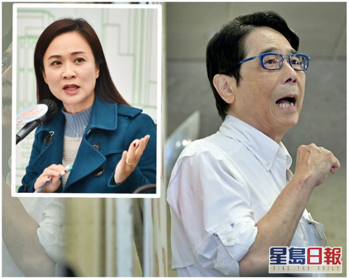 有報道指黃國健曾向陳肇始提出發津貼建議。小圖為陳凱欣。資料圖片