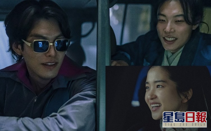 金宇彬、柳俊烈同金泰梨主演《外星人》。