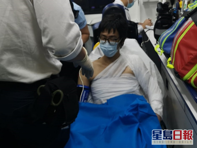 疑寻死男子