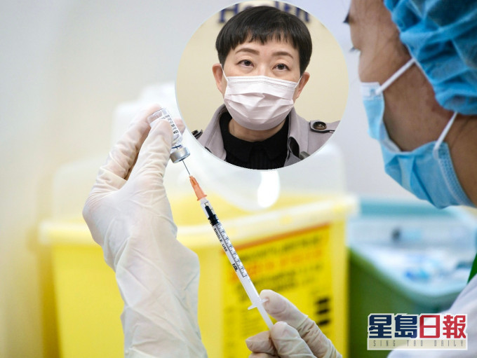 张竹君指38岁男督察接种疫苗前染疫。资料图片