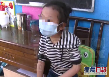 重慶一名6歲女童住在幼稚園長達一年多。 網圖