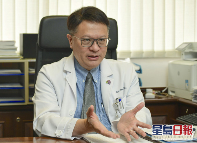 許樹昌說防疫措施或開始見效。資料圖片