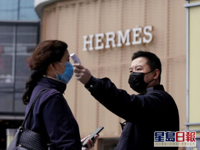 Hermès广州店重开,单日销售价破2千万。(网图)