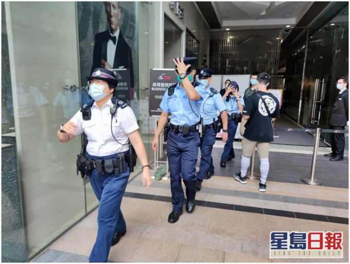 警方到場調查。