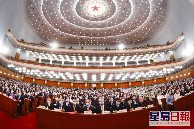 圖為2020年13屆第3次全國人大會議。網上圖片
