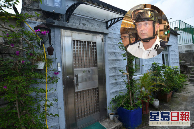 有報道指陶輝（小圖）將清水灣碧水新村，一間不可轉讓或出租的「牌照屋」作民宿出租。