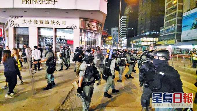 元朗在去年11月发生多场示威冲突。资料图片