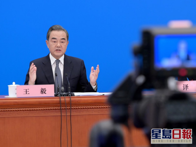 王毅批評一種政治病毒正在美國擴散。新華社