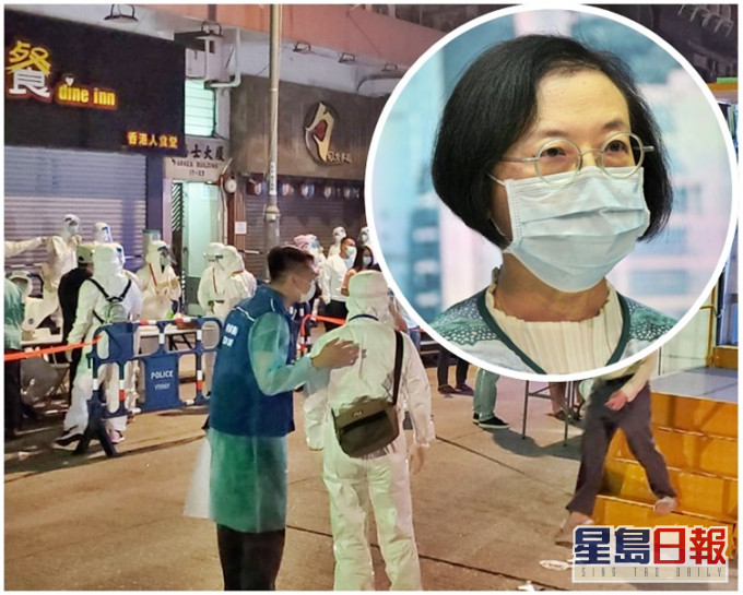 變種病毒流入社區,陳肇始(小圖)表示高度關注、嚴陣以待。