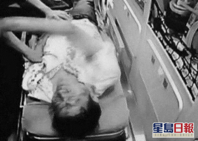 堕楼的林姓男子有骨折等多受伤。网图