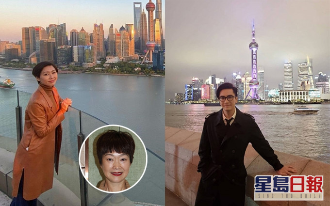 胡定欣与旧爱马国明不约而同分享上海风景相,有网民指定欣的新相貌似谭玉瑛姐姐。