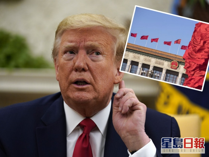 特朗普再次批评中国处理疫情手法 。AP