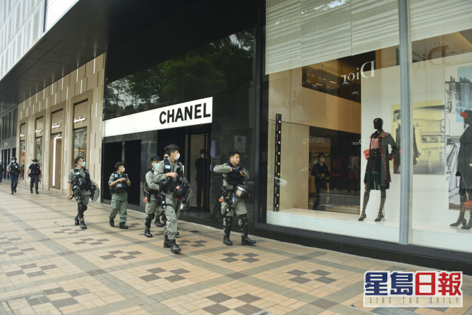 CHANEL稱受反修例運動和疫情影響,門市需縮減人手。 資料圖片