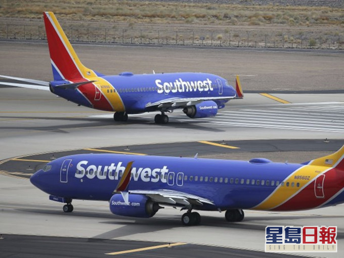 西南航空公司拒絕披露該名機師的姓名。AP圖片