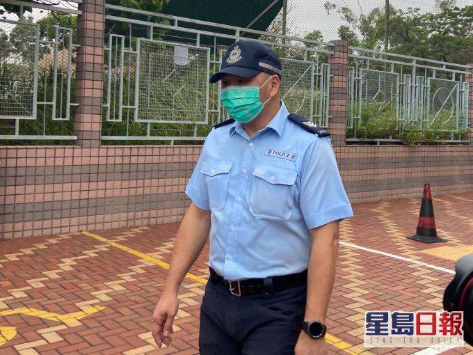 被襲警長鍾宏業。陳楚琨攝