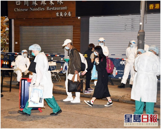 當局撤走伯嘉士大廈居民。