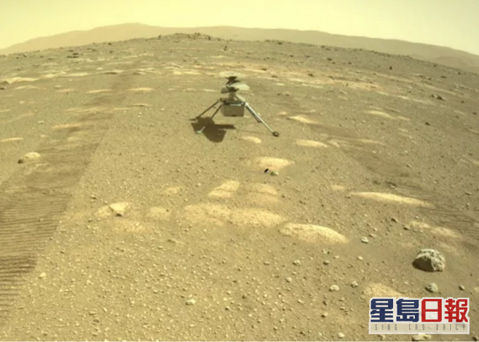 創新號無人機成功着陸火星，將展開多項探索任務。網圖