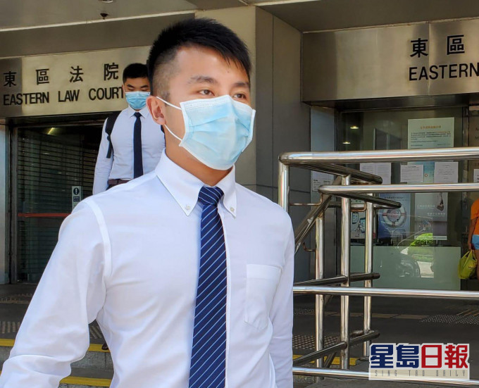 高級督察韋鑑洸。 張旭珊攝