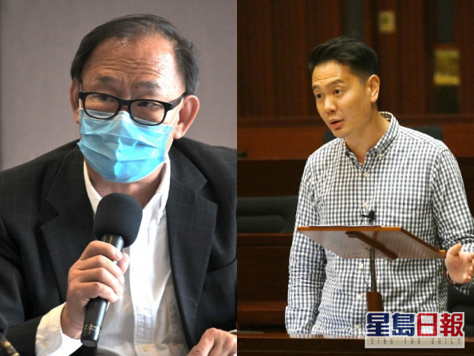 梁志祥(左)及周浩鼎(右)。资料图片