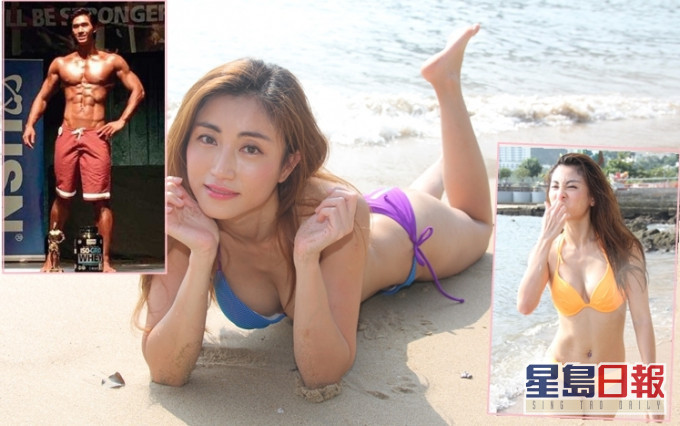 玩開健身嘅黃榕,Keep住32C、23、33三圍。
