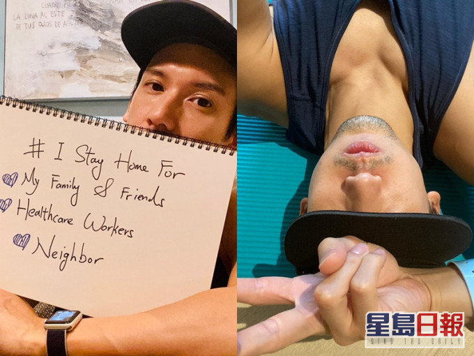 Kenny隔離獲鄰居撐,他就賣大包晒事業線。