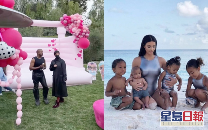 Kanye West現身女兒生日會 ，反控前妻阻知地點屬違法。