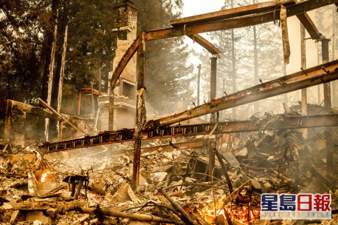納帕縣和索諾瑪縣有超過6萬8000人要疏散。AP圖片